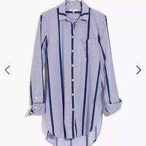Madewell tailored shirt tunic
